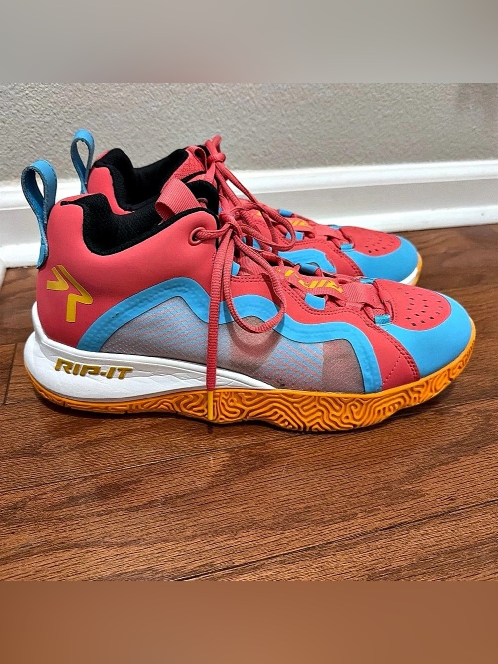Rip-It FUTURE Volleyball Court Shoe Shoes Pink & Blue US 13